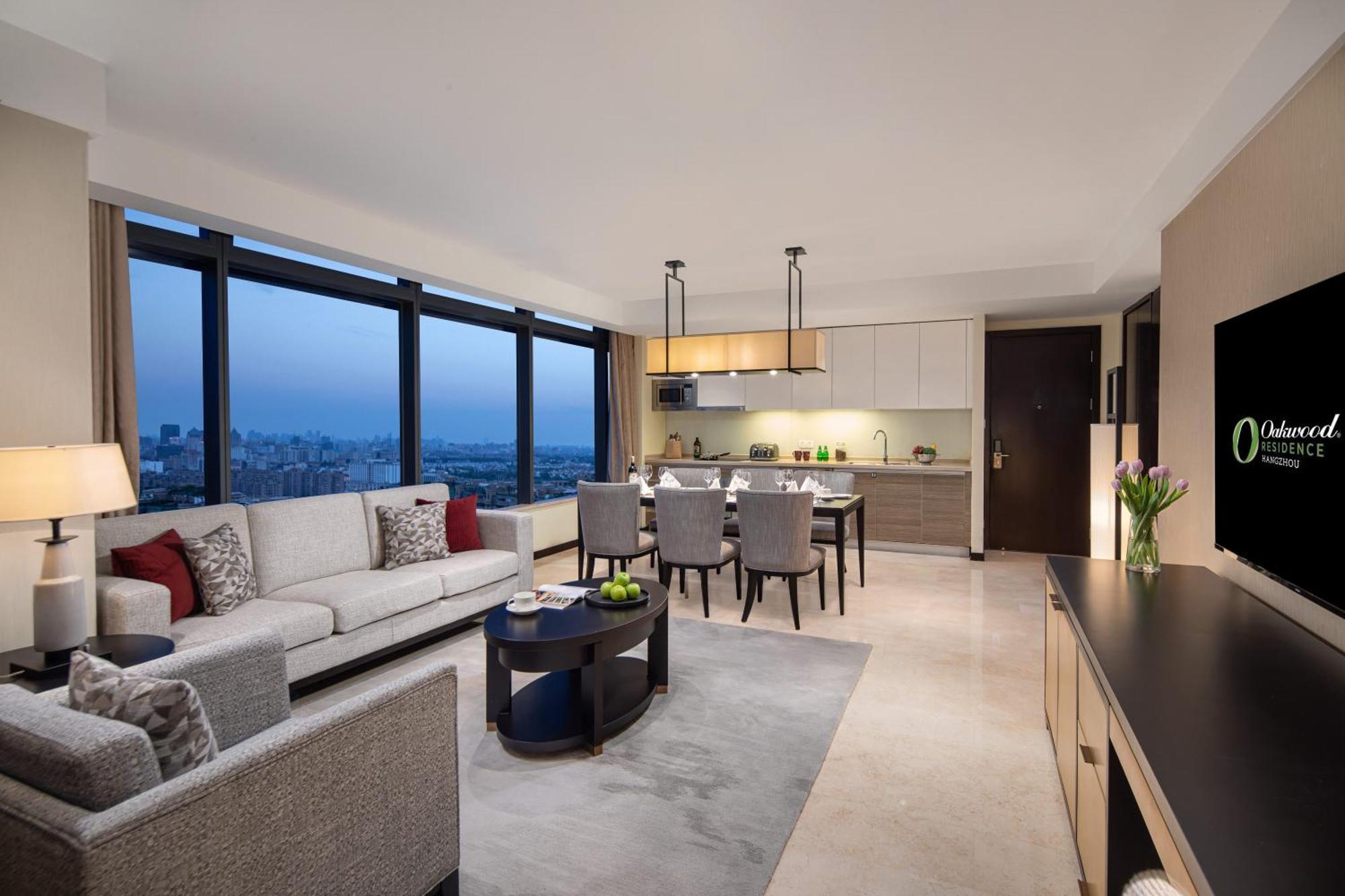 Oakwood Residencia Hangzhou Exterior foto